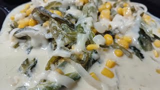 Como cocinar rajas con queso y crema [upl. by Benedicta]