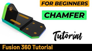 Fusion 360 Tutorial For Beginners 243  Chamfer [upl. by Eelyma]