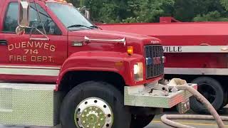 Live House fire in Prosperity during thunderstorms [upl. by Aloz]