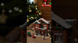 ❄️ Bygg julestemning med LEGO Icons Alpehytte 🏔️ lego [upl. by Rebecca]