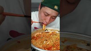 ASMR Eating A LOT OF Spicy Korean food MUKBANG [upl. by Wootan404]