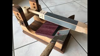 DIY GUIDED knife sharpener 30 [upl. by Hutchison]