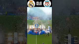 Real Madrid vs Liverpool match Real Madrid win [upl. by Aimerej]