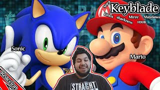 Mario vs Sonic 2  Épicas Batallas de Rap del Frikismo T2  Keyblade Ft Varios  Reaccion [upl. by Swee681]