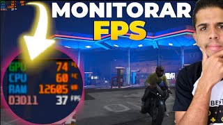 Como colocar medidor de FPS GPU CPU e Temperatura em jogos no PC [upl. by Neilson558]