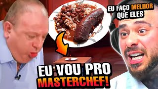 REAGINDO AOS PIORES PRATOS DO MASTERCHEF  LEO STRONDA [upl. by Eerised597]