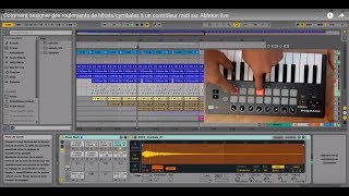 Comment assigner des roulements de hihatscymbales ABLETON à un contrôleur midi [upl. by Aronoel]