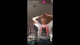 Grace Vanderwaal IG live Part II  Singing Impersonations Best Friend Questions QampA [upl. by Htidirrem184]