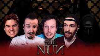 THE NUN 2018 MOVIE REACTION  First Time Watching [upl. by Aidole]