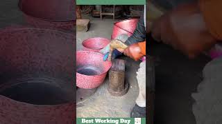 Best working day 648 Handmade copper soup pot making process [upl. by Reinertson251]