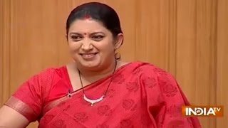 Smriti Irani On Her School Marksheet  Best of Aap Ki Adalat with Rajat Sharma [upl. by Einnor651]