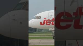 jet2com Boeing B757 departure at EGCC shortsaviationavgeekplanespottingplanesjet2 [upl. by Allenrad]