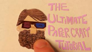 How to Make Paper Craft Stopmotion Cutout Animation Tutorial Pt 1 [upl. by Borchert62]