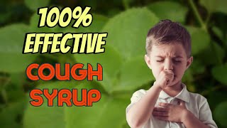 Natural Cough Syrup at Home with 2 INGREDIENTS  100 Effective Solution for Cough  Home Remedy [upl. by Aihsemaj]