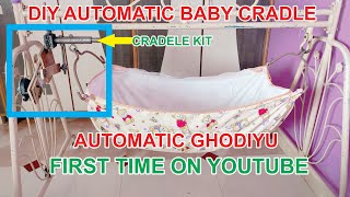 DIY AUTOMATIC BABY CRADLE  AUTOMATIC GHODIYU WORKING WITH WIFI AND TIMER CONTROLLED UNDER 2000 RS [upl. by Mirielle]