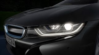 ► BMW Laserlight in the 2014 BMW i8 [upl. by Icyaj]