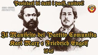 Karl Marx e Friedrich Engels Il Manifesto del Partito Comunista 1848 Audiolibro Italiano [upl. by Karlin]