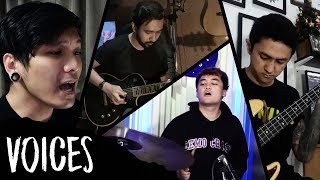 Voices  Saosin Cover by Adri Dwitomo Angga Tetsuya Bounty Ramdhan amp Chandra Erin [upl. by Aissatan]