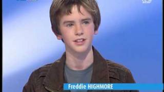 Interview de Freddie Highmore quotAugust Rushquot 33 [upl. by Aerona638]