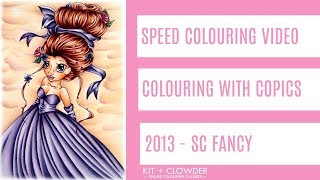 Copic Speed Colouring  Saturated Canary Fancy [upl. by Hgielsa408]