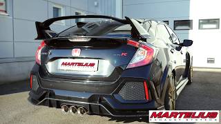 Civic FK8 Martelius Exhaust Sound Check [upl. by Parke]