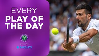 The greatest shots from Wimbledon 2024  Every Play of the Day presented by Barclays [upl. by Clayberg]