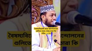 বৈষম্যবিরোধি ছাত্র আন্দোলনের গুলিতে মারা গেছে তারা কি শহিদ  আমির হামজা ওয়াজ waz 2024 new [upl. by Wini]