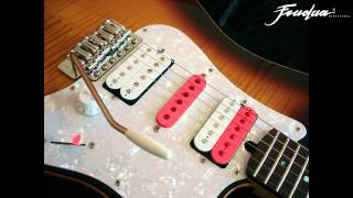 Humbucker vs single coil pickups over bolt on guitar shootout [upl. by Resay598]