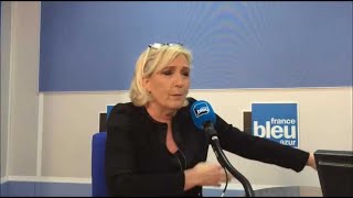 Marine Le Pen quotChristian Estrosi se transforme en vieux gauchistequot [upl. by Odnamra795]