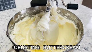 Lisas Crusting Buttercream [upl. by Ahsinyd695]