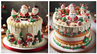 Christmas cake design ideas [upl. by Ydnyc]