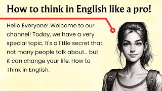 How To Think in English  English Listening Practice  Graded Reader [upl. by Kapor]