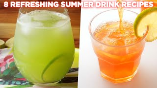 8 Refreshing Summer Drink Recipe [upl. by Fenella803]