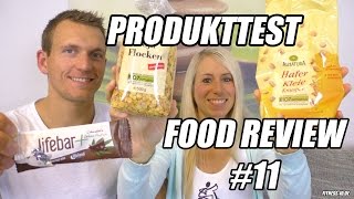 Vegan Produkttest 11  AUFGEGESSEN  Food Review  FITNESSIDDE [upl. by Rehpinej353]