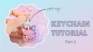 How to Sew a Keychain Strap to Your Amigurumi [upl. by Perice]