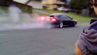 XR6 Turbo BURNOUT BY A CHICK [upl. by Edwyna963]