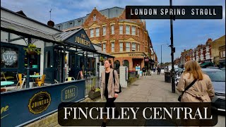 Discovering Finchley Central 4K HDR Virtual Tour of Londons Charming Neighborhood [upl. by Boak]