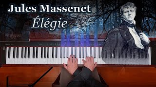 J Massenet – Elegie Elegy piano tutorial  Ж Массне – Элегия фортепиано [upl. by Novyat]