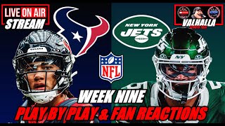 Houston Texans VS New York Jets Week 9 🚨 LIVE 🏈 Live Stream Watch Party [upl. by Bradstreet]