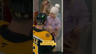 Charlie Coyle And His Daughter Before The Game 🥹 [upl. by Karr]