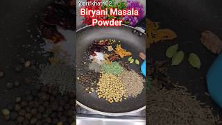 Biryani Masala Powder Recipe🧂 बिरयानी मसाला पावडर रेसिपी biryanimasalapowder biryanimasala shorts [upl. by Inaflahk]