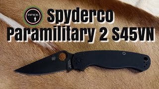 Spyderco Paramilitary 2 an Iconic Knife Every Knife Enthusiast Should Own [upl. by Asikal]