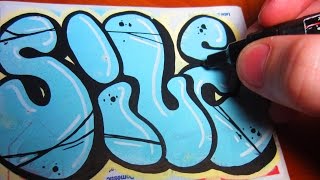 How To Make a Throwie Stencil [upl. by Sirovart109]