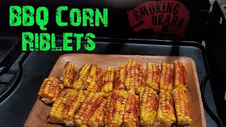 BBQ Corn riblets  Corn ribs  castironwednesday  Lodge Sportsmans Grill [upl. by Alohcin705]