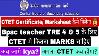 CTET JULY 2024 Result Marks Update  CTET Certificate  NEXT CTET  Bpsc teacher Ctet marks ctet [upl. by Magulac673]