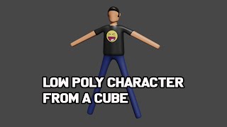 low poly character [upl. by Eneleh]