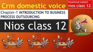 12 class vocational nios crm domestic voice chapter 1 [upl. by Jacinta]