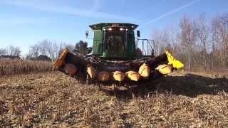 Grecav chopper corn head folding [upl. by Warms]