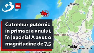 Cutremur puternic în prima zi a anului în Japonia A avut o magnitudine de 75 [upl. by Cavanagh153]