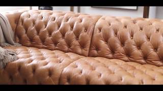 Savion Power Leather Motion Sofa [upl. by Ramburt]